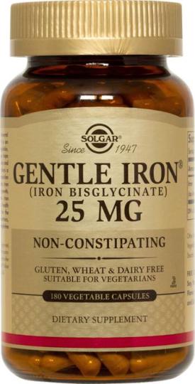 Gentle Iron 25 mg - 90 Vegetable Capsules
