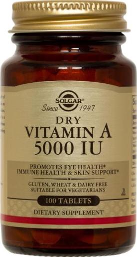 Vitamin A 5,000 IU 100 Tablets