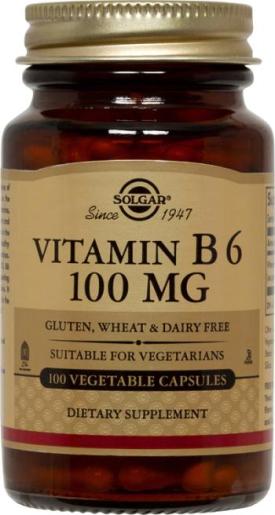 Vitamin B-6 100mg 250 Veg Capsules