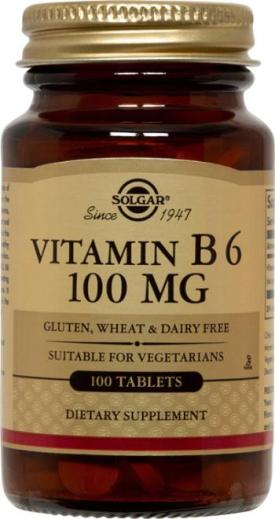 Vitamin B6 100mg - 100 Tablets