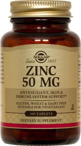 Zinc 50mg - 100 Tablets