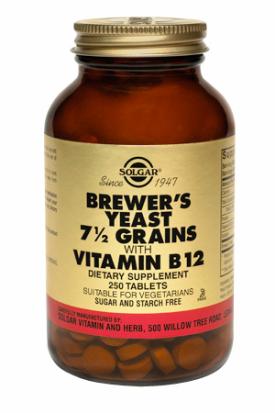 Brewer's Yeast 7 1/2 Grains with Vitamin B12 - 250