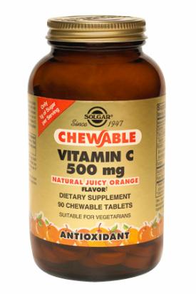 Vitamin C - Chewable Natural Orange 90 Tablets