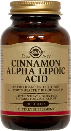 Cinnamon Alpha Lipoic Acid - 60 Tablets