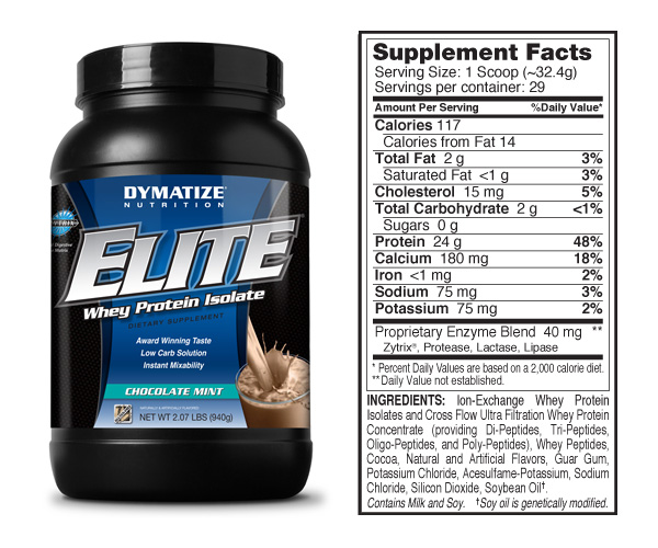 Elite Whey Protein - Chocolate Mint