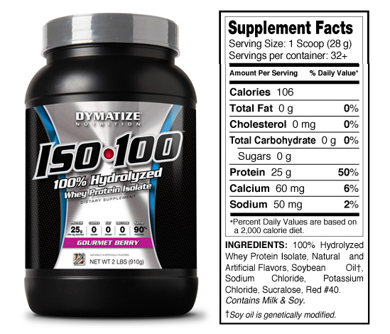 ISO 100 Whey Protein - Berry