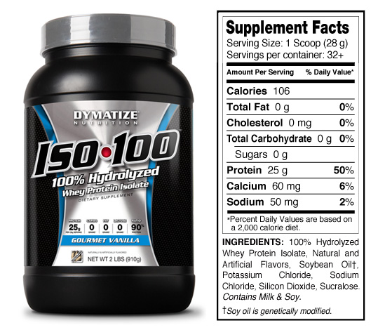 ISO 100 Whey Protein - Vanilla