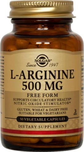 L-Arginine 500 mg 100 Veg Capsules
