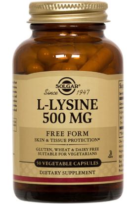 L-Lysine 500 mg 50 Veg Capsules