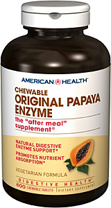 Chewable Papaya Enzyme - 600 Chewable Tablets