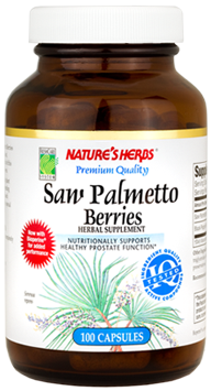 Saw Palmetto Berries - 100 Vegetarian Capsules